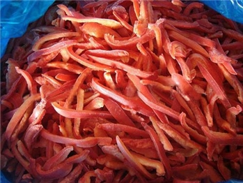 冻蒸煮红椒丝RED PEPPER STRIPS 6-8MM I.Q.F.