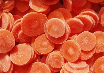 冻蒸煮胡萝卜片 FROZEN SLICED CARROT