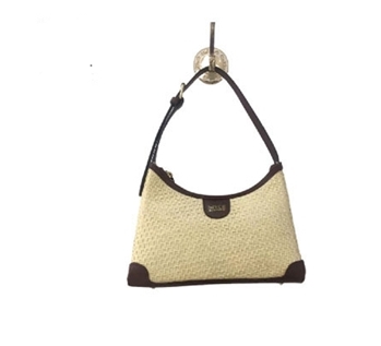Oval fan-shaped straw bag, messenger ins beach resort bag, art and fashion cane bag